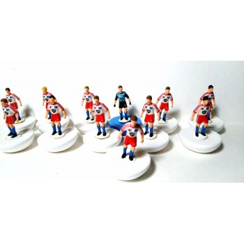 Subbuteo Andrew Table Soccer Hamburger SV 1983-84 on classic Hasbro Bases